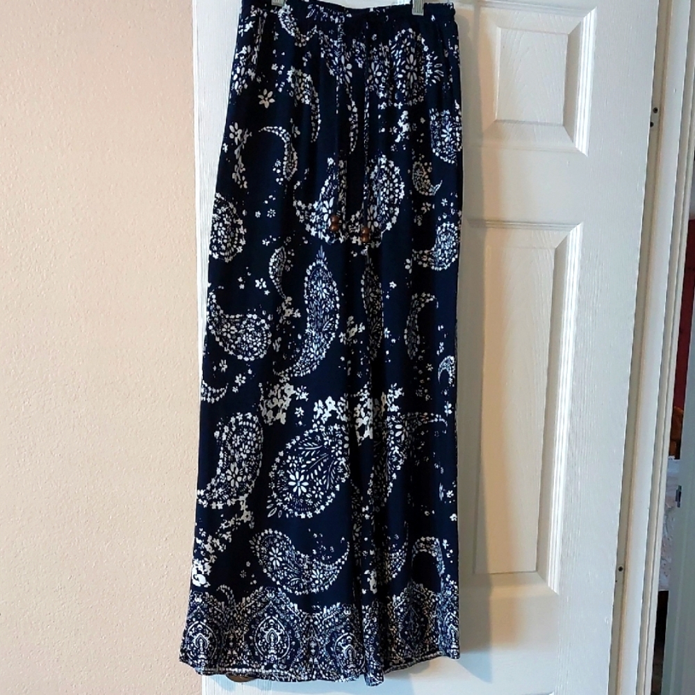 Rachel Zoe Navy Palazzo Pants